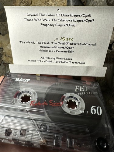 1996 PROMO GARDENS OF GEHENNA DEMO GOTHIC DEATH DOOM METAL CASSETTE RARE - Imagen 3 de 6