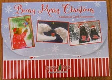 20 Leanin Tree CHRISTMAS Cards, BERRY MERRY CHRISTMAS, Black, Polar,Grizzly Bear