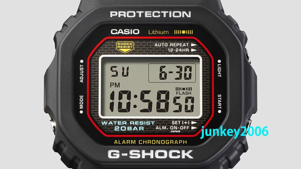 CASIO DW-5000R-1AJF First Gen G-SHOCK Reissue Model Made in JAPAN