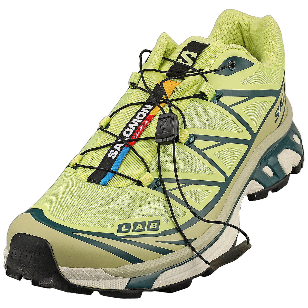 Salomon Xt-6 Mens Fashion Trainers in Lime Green UK