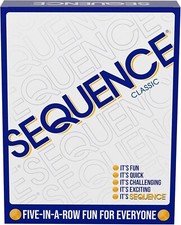 SEQUENCE DELUXE BOARD GAME Jax Folding Boards Family Team Play Cards Chips Dice