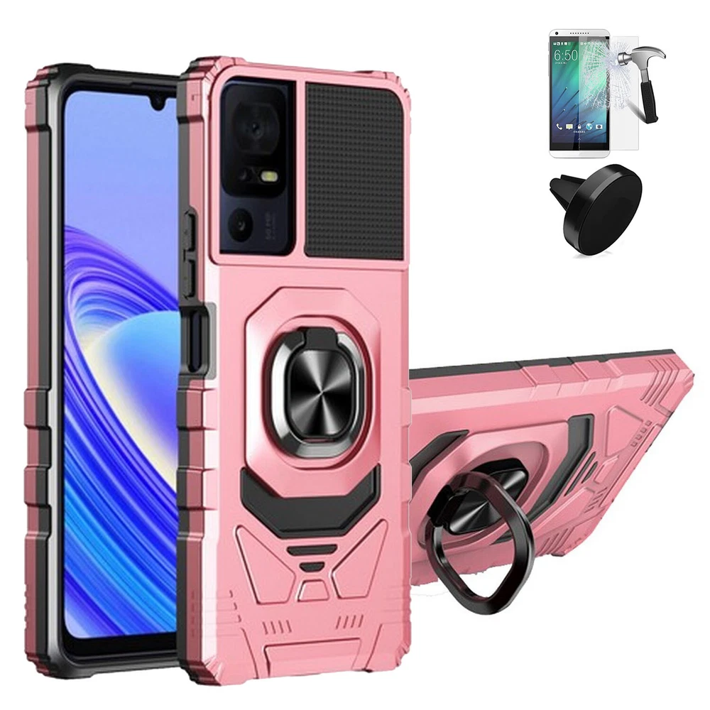 Shockproof Ring Case for TCL 40 SE 40SE T610E T610K