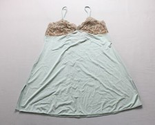 Savage X Fenty Women's Savage Not Sorry Lace Slip DM3 Blue/Brown Large NWT