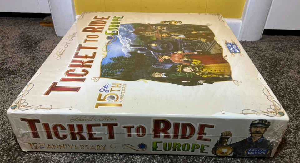 Ticket to Ride: Europe - 15th Anniversary Edition NIS, Small Scuff on Box Corner - Image 4 of 4