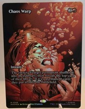 Chaos Warp (Borderless) MTG Marvel Universe Eternal-Legal Foil