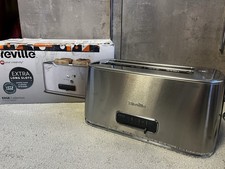 Breville Edge Collection 4-Slice Toaster Silver, Extra Long Slot