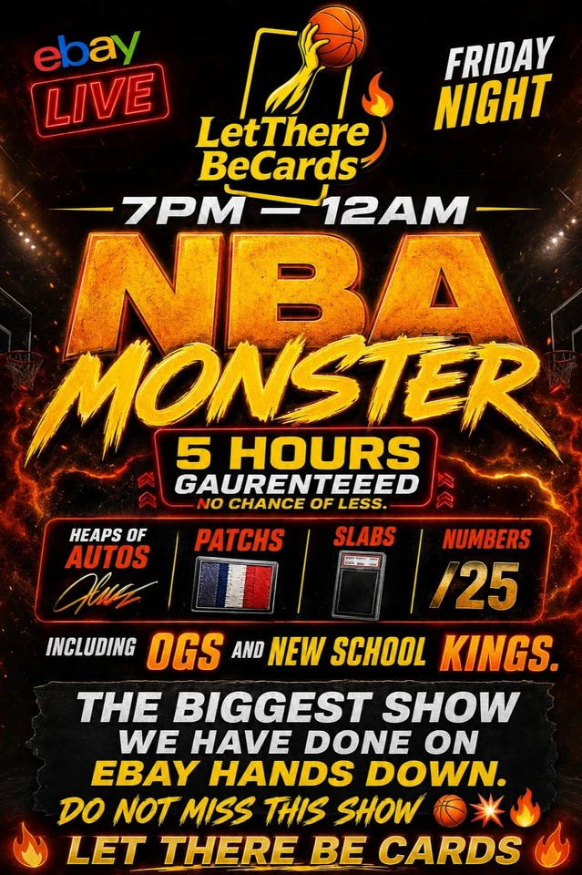 OUR BIGGEST NBA EBAY SHOW TO DATE