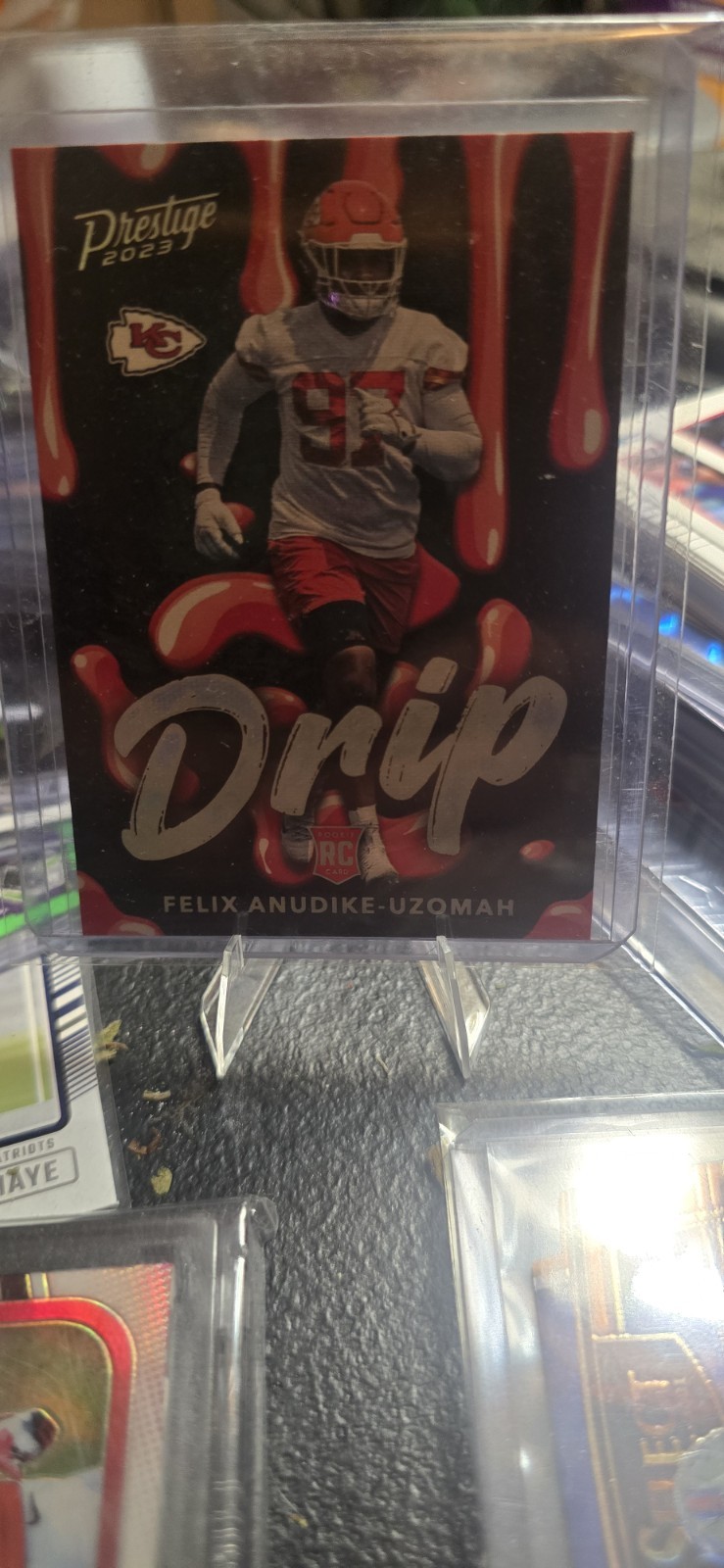 2023 Prestige Drip Felix Anudike-Uzomah SSP Case Hit Rookie Card