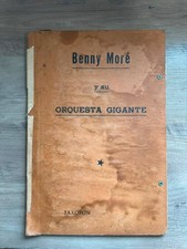 CUBAN LEGEND BENNY BENY MORE SIGNED AUTOGRAPH SHEET PERSONAL NOTEBOOK SONGS