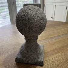 Neptune Faux Concrete Sphere Ornament