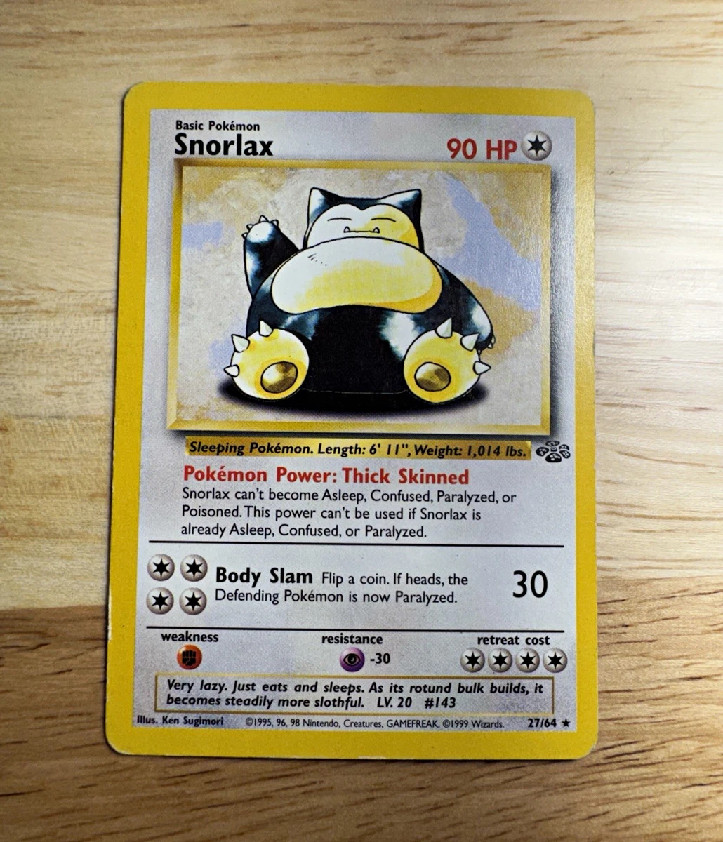 25+ Snorlax 27/64 Jungle for sale | Updated Oct 2026