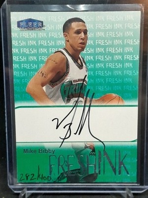 1999-00 Fleer Tradition Mike Bibby FRESH INK Certified AUTO /400