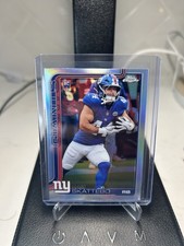 2025 Topps Chrome Cam Skattebo #331 RC Refractor Giants