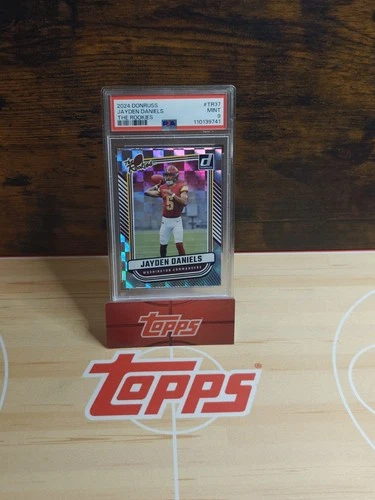 2023-24 Panini Donruss Jayden Daniels RC The Rookies #TR-37 Rookie PSA 9