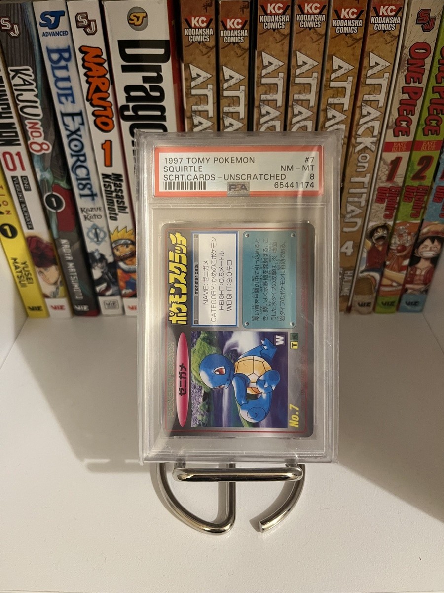 Pokemon 1997 Squirtle Tomy Scratch Card #7 PSA 8 | eBay