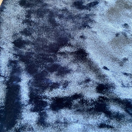 Zara Pantalone Svasato Velour Donna S Blu Metallizzato Elasticizzato Zip Laterale Whimsygoth Y2K - Foto 3 di 6