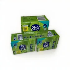 ZEST Soothing Aloe Vera Deodorant Bar SOAP Lot of 6 New 4 oz Each