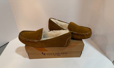Koolaburra by UGG LEZLY Moccasin Slippers Womens 9 Chestnut suede 1020389 W/CHE
