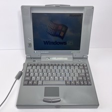 Texas Instruments Extensa 555 Vintage Laptop Windows 95, Parts Repair Turns On