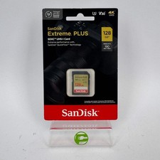 New SanDisk Extreme PLUS SDXC USH-I Card SDSDXWA-128G-ATCIN