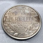VERY RARE 5oz .999 Fine Silver "The 12 Labors of Hercules" Round [T5]