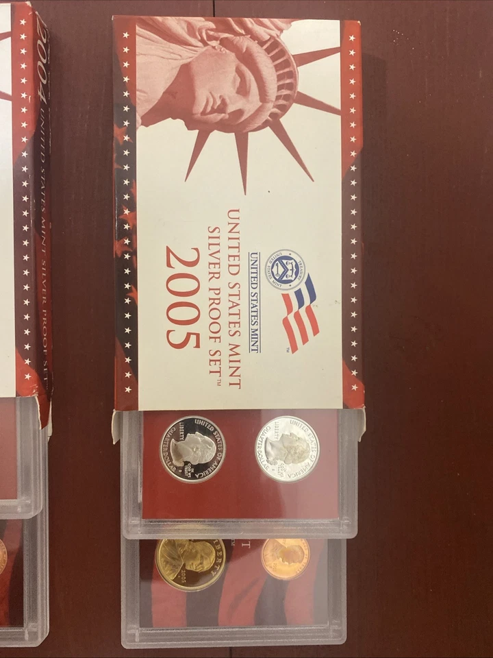 Silver Proof sets/ Wheat/Foreign Coin/ ASE graded/“The Moon”/ Gold Flakes/ .999 - Image 4 of 4