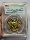 2021-W (PR70 DCAM) American Liberty High Relief Gold 1 oz $100 PCGS