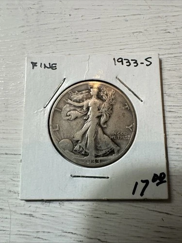 1933 s walking liberty half dollar