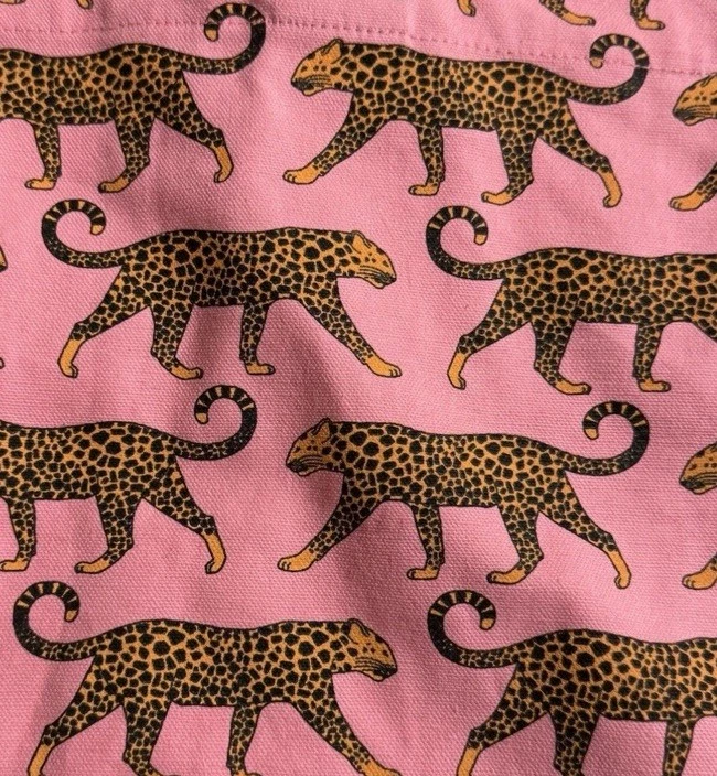 Bolso de Mano Cynthia Rowley Rosa Guepardo Reutilizable Nuevo con Etiquetas Foto 3 de 4