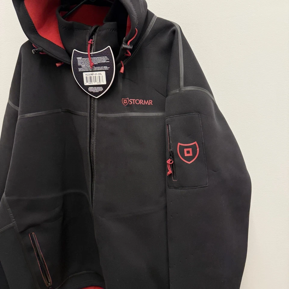 STORMR Men's Prime Safety Commercial Fishing Neoprene Jacket 3XL XXXL R220MF-01 - Image 3 of 4