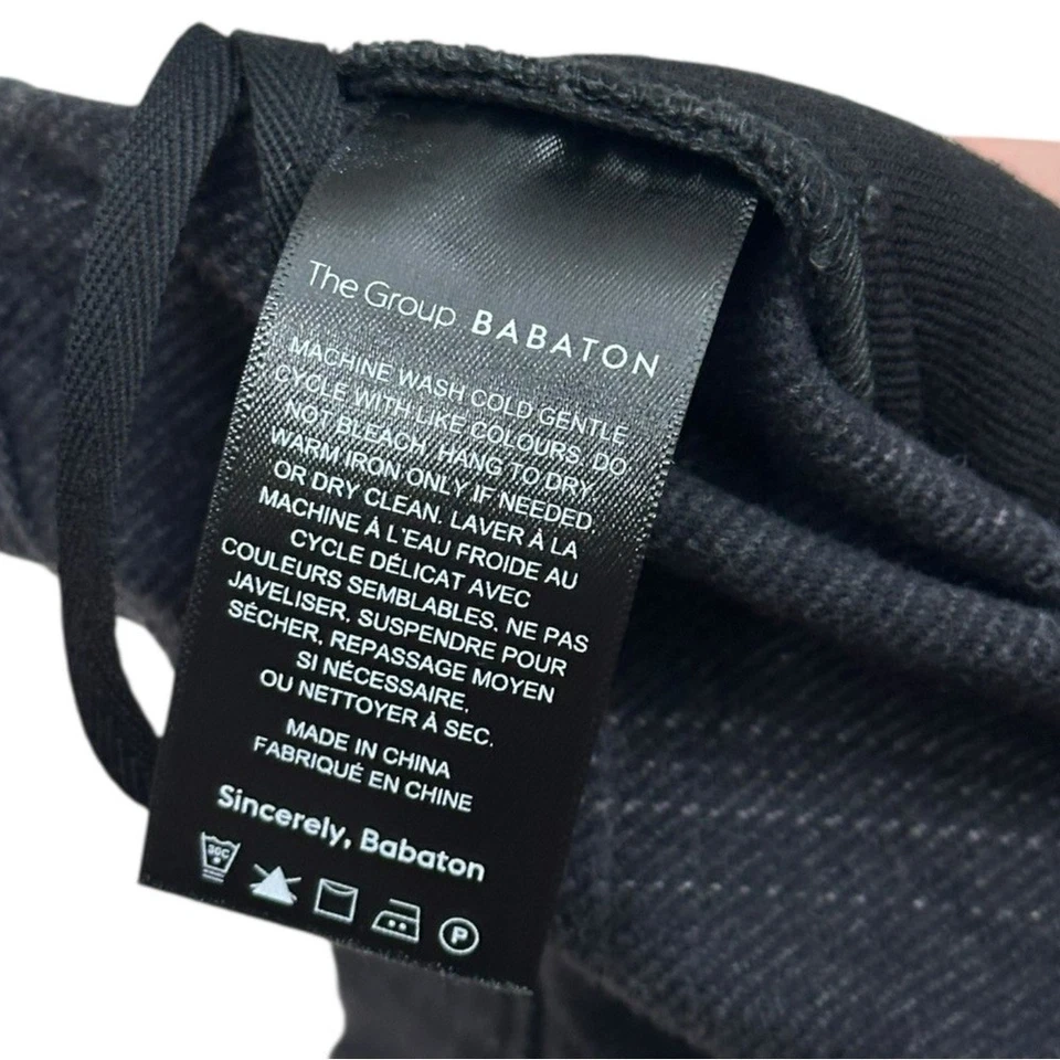 Pantalones de lana a cuadros grises Aritzia The Group by Babaton - talla mediana Foto 3 de 4