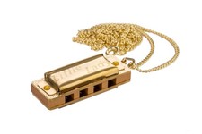 Hohner Little Lady Gold 110/8 Miniature Harmonica With Necklace