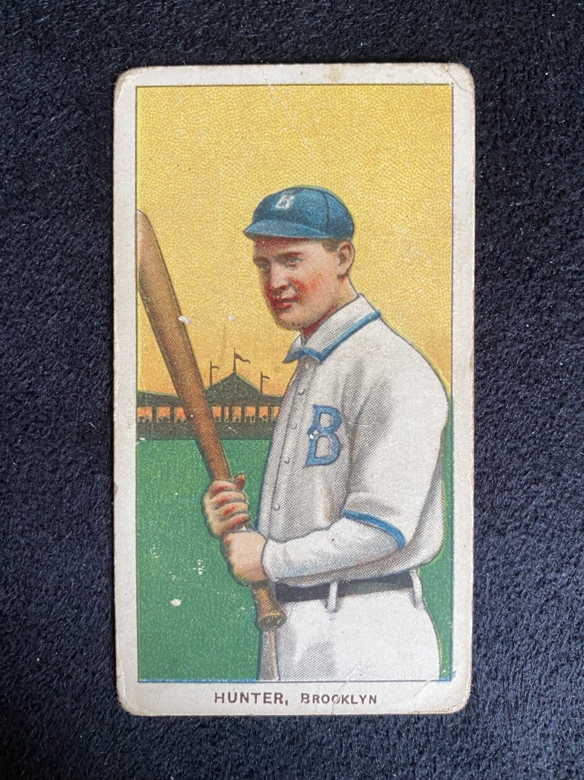 1909-11 T206 - George Hunter Brooklyn Piedmont Back Tobacco Card