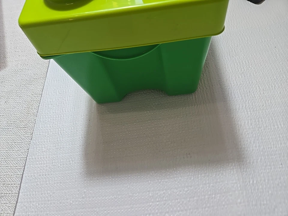 LEGO Storage Box 8 Stud Building Block Container Brick Stackable 14x7x 7 Green - Image 3 of 4