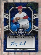 RILEY CORNELIO 2023 PANINI ELITE ROOKIE RC AUTOGRAPH AUTO CARD #HG-RCN MLB