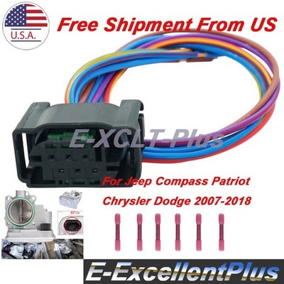 Fr Jeep Compass Patriot Chrysler Dodge 2007-2018 Throttle Body Connector Harness