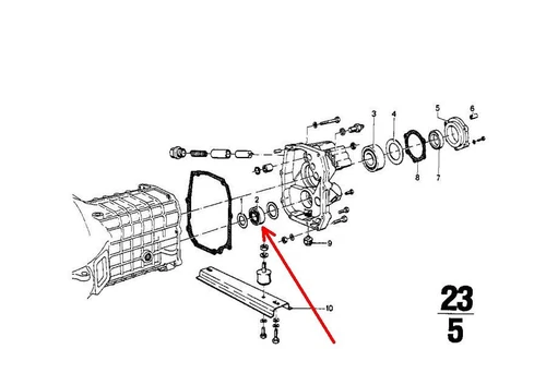 CUSCINETTO A RULLI CILINDRICI CAMBIO PER BMW 1602 FAG NJ304 ETVP2 - D. 20x52x15 - Bild 4 von 5