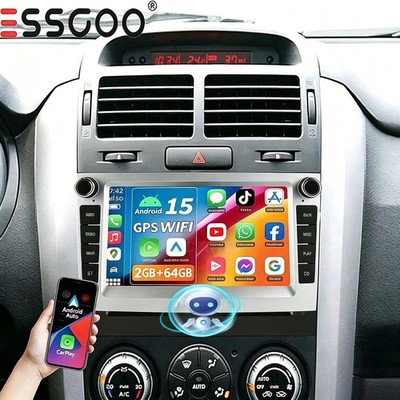 DAB+ 64G Autoradio Carplay Android 15 Für Opel Astra H Corsa C D Vectra Zafira B