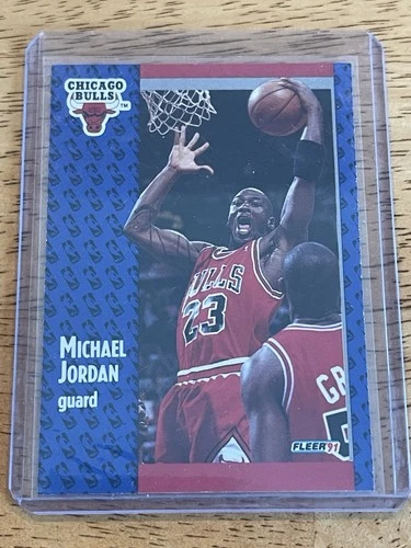 1991-92 Fleer - Michael Jordan #29 Chicago Bulls Hall Of Fame 🐐