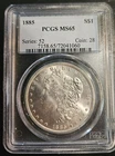 Z007 - 1885-O $1 Morgan 90% Silver Dollar - PCGS MS65