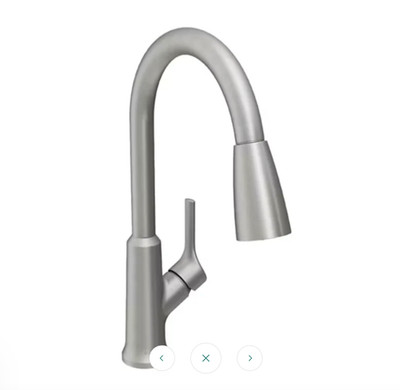 Elkay LK1410LS Single-Handle Pull-Down Spray Kitchen Faucet ( Lustrous Steel )