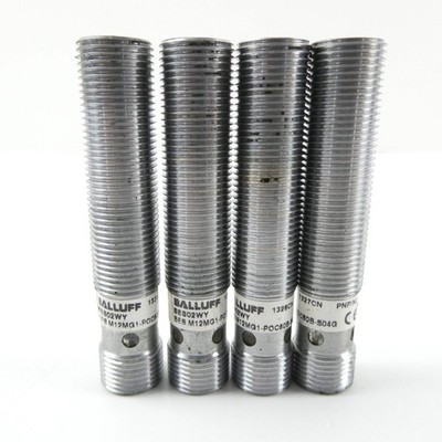 4x BALLUFF BES02WY BES M12MG1-POC60B-S04G INDUKTIVER SENSOR - set of 4