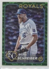 2024 Topps Update Green Crackle Foilboard 27/499 John Schreiber #US60 s5q