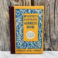 Vintage McGuffey's Illustrated Address Book Hardcover 1980 USA American Book Co