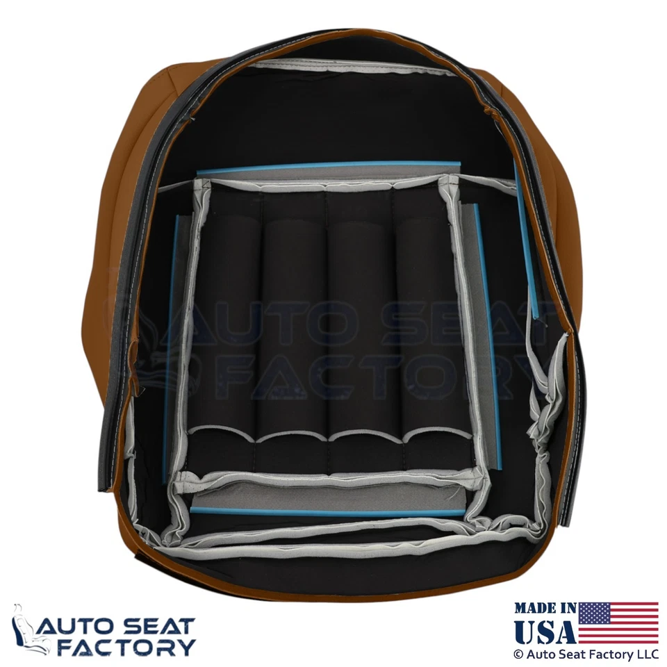 Capa inferior bege passageiro 2010-2016 para Mercedes Benz E550 couro sintético Perf - Imagem 3 de 4