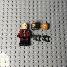 LEGO Marvel Star-Lord Minifigure w/ Blasters Guardians Of The Galaxy