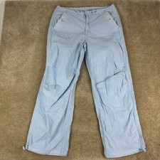 American Eagle womens Parachute Pants L Paratrooper Baggy Rave Skater Y2K 31"