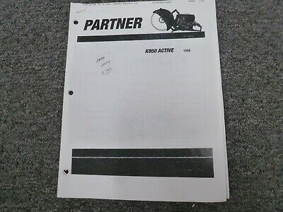 Partner K950 Active Gas Powered Concrete Cut-Off Saw Parts Catalog