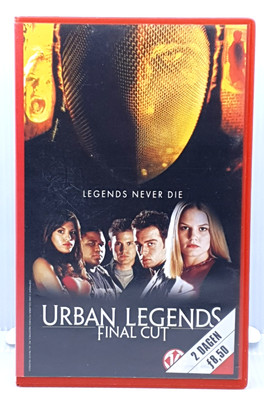 Urban Legends - Final Cut VHS 2000 Jennifer Morrison, Boardman Derrickson (DIR)