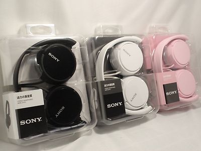 SONY MDR-ZX110 Headphones Foldable Design Tracking Number from